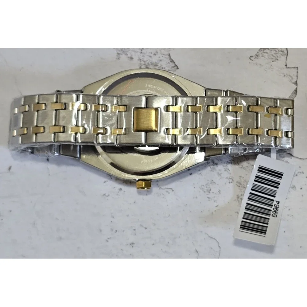 Invicta Specialty Men's Watch 42mm Black Dial Silver Gold Tone 69964 Brand New